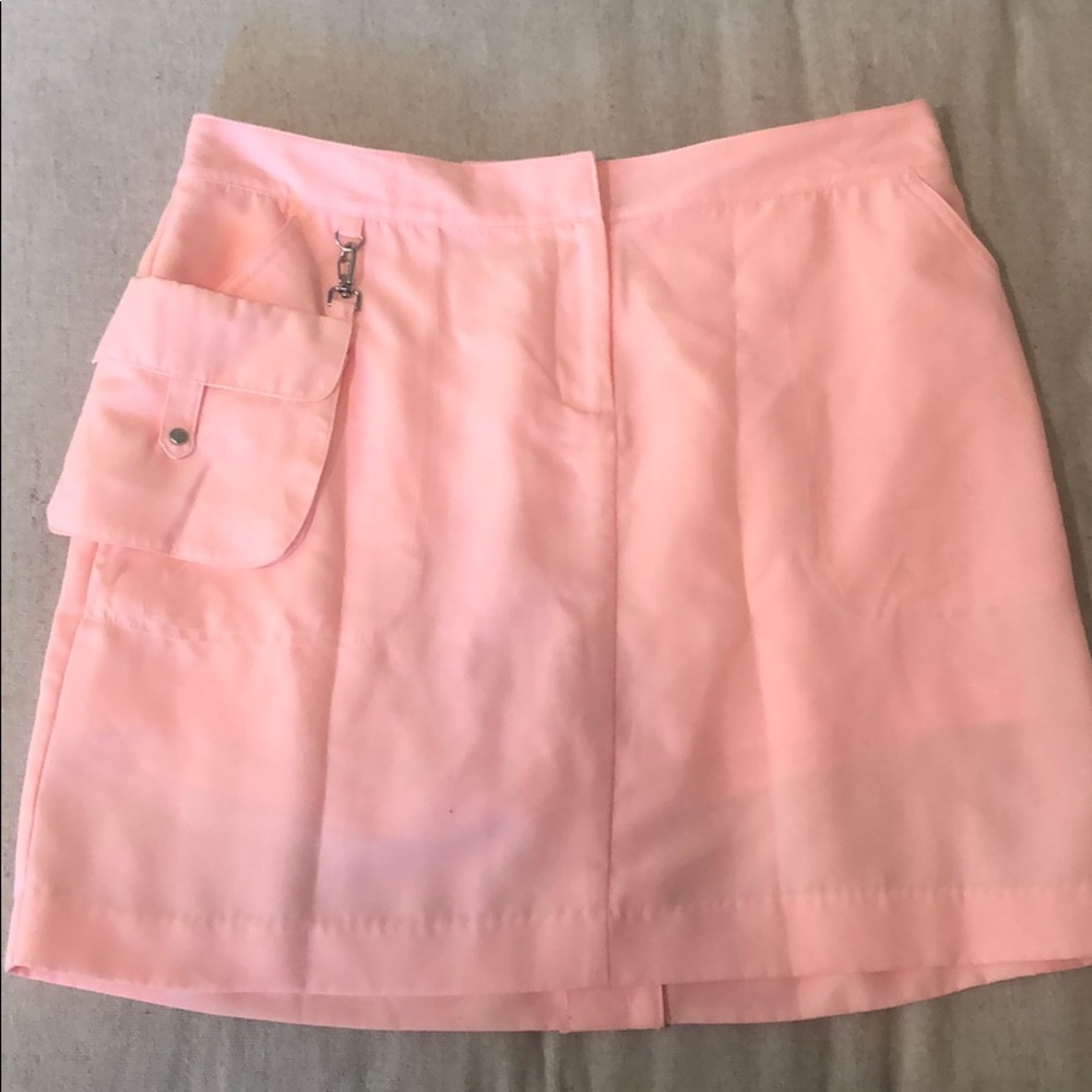 Izod Womens Peach Skort Sz 8 Golf Tennis